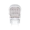 Madison - Glider & Ottoman - White / Gray - Image 3