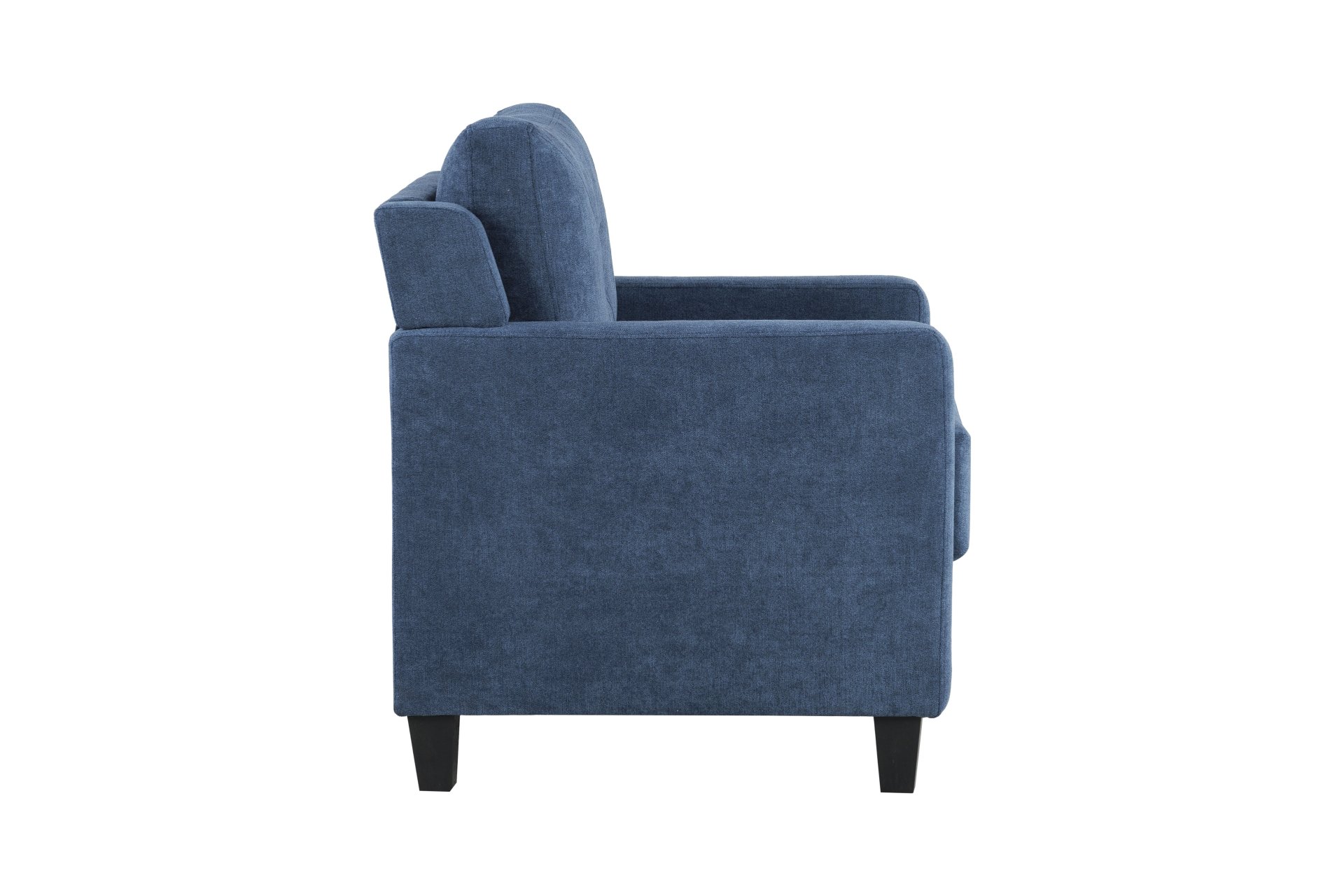 Horatio - Chenille Chair - Navy - Image 3