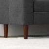 Convertible Combo Sofa, Sofa L Shaped, Sofa With Storage Cabinet Footstool, Living Room Sofa, Living Room 3 Seat Combo Sofa - Dark Gray - Image 7