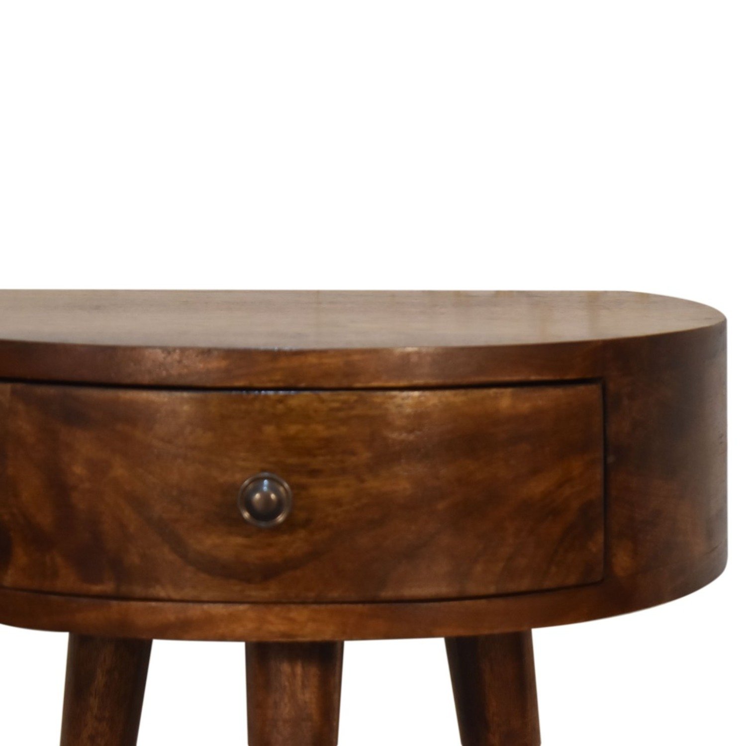 Semi Circle Nightstand - Chestnut - Image 5