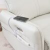 29.92" 270 Power Swivel Rocker Recliner Chair, Electric Glider Reclining Sofa With USB Ports, Power Swivel Glider, Rocking Chair Nursery Recliners For Living Room Bedroom - Light Gray - Image 11