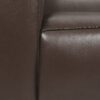 Contemporary 3 Seater Sofa With Tuxedo Design - Dark Brown - Image 12