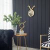 Modern Round Mirror With Aluminum Frame, Wall Decor For Entryway Living Room Hallway - Gold - Image 13