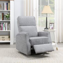 Tavor - Swivel Gliding Recliner - Gray