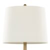 Pebble - Contemporary Table Lamp (Set of 2) - Gold / White - Image 5