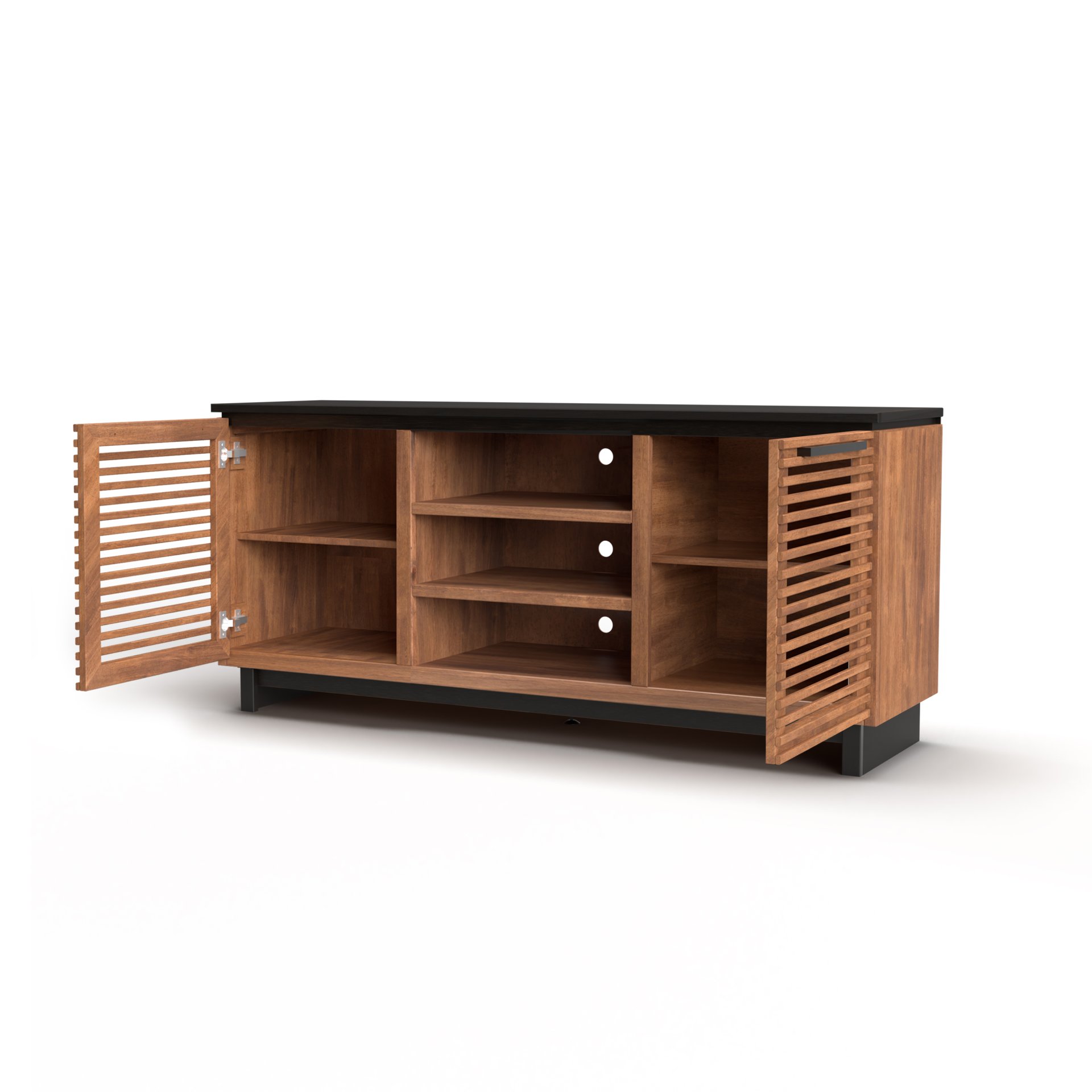 Graceland - TV Stand Console For TVs Up To 70" - Black, Bourbon - Image 10