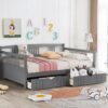 Full Size DayBed With 2 Drawers - Gray - Image 14