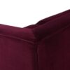 Jack - Modern Tuxedo Tufted Sofa - Burgundy - Image 10
