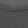 Avalon - Extra Large Storage Ottoman Bench - Slate Gray - Image 4
