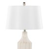 Stella - Contemporary Table Lamp - Gloss Cream / White - Image 4