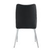 Modern Middle Ages Style Dining Chairs WithCushions And Metal Legs (Set of 4) - Black - Image 7