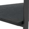 Rectangle Coffee Table With Tempered Glass Top, Modern Table For Living Room - Gray / Black - Image 9
