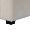 Modern Fabric Sofa With Plush Cushions, Sleek Arm Design, Solid Wood Frame - Beige - Image 12