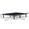 Btx5 - King Adjustable Bed Base With Head And Foot Position Adjustment - Black / Gray - Image 7