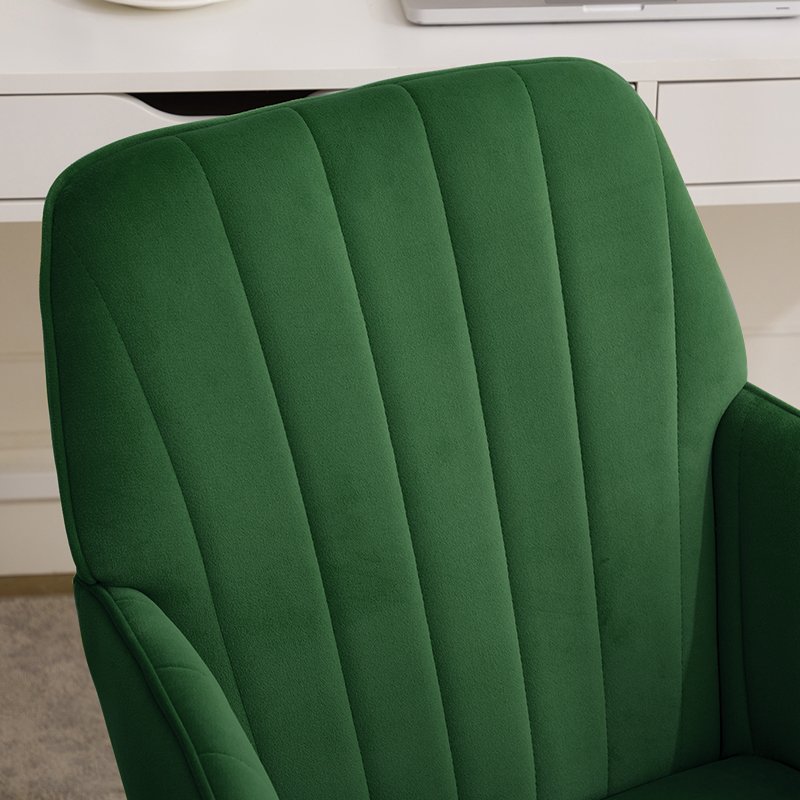 Adjustable Office Chair, Ergonomic Swivel Chair, Backrest Seat, Comfortable For Long Sitting - Green - Image 8