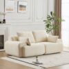 Compressed Sofa, 2 Seater Large Sectional Couches For Living Room - Beige - Image 2
