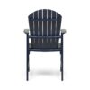 Outdoor Weather Resistant Acacia Wood Adirondack Dining Chairs Set (Set of 2) - Navy Blue - Image 8