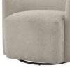 Ardena - Modern Sea Oat Swivel Barrel Chair - Beige - Image 6