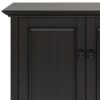 Amherst - Wide 4 Door Storage Cabinet - Hickory Brown - Image 8