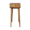 Curved Hallway Table - Oak - Image 4