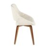 Fabrico - Mid-Century Modern Dining / Chair (Set of 2) - Walnut / Cream - Image 3