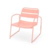 Modern Conrad Chair Set With Metal Frame - Coral - Image 6
