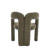 Contemporary Designed Velvet Upholstered Accent / Dining Chair - Olive - Image 23
