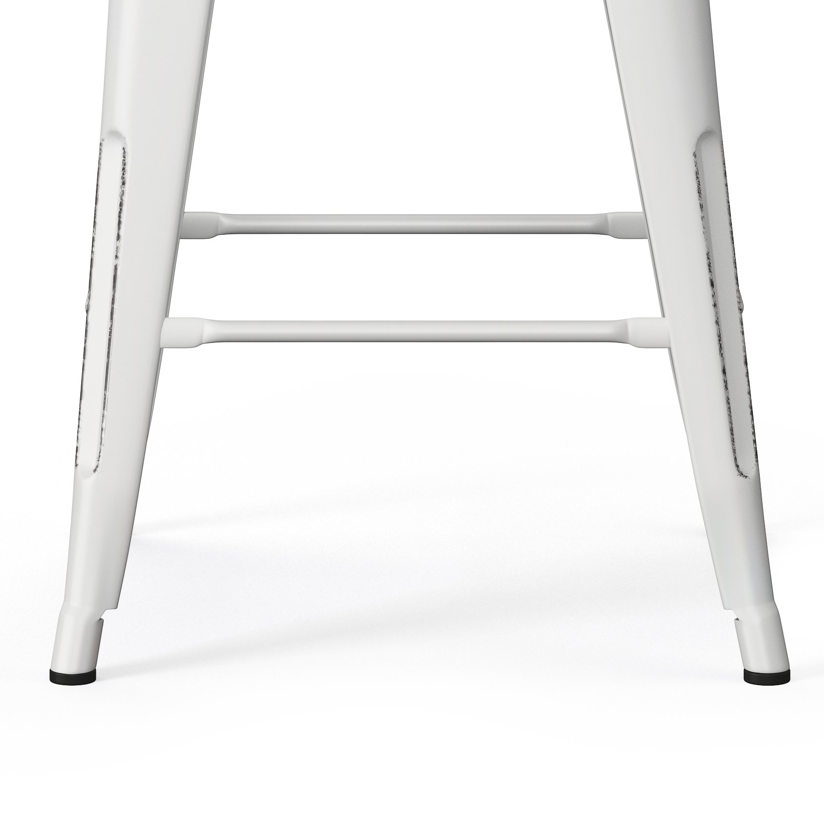 Rayne - Metal Counter Height Stool (Set of 2) - Distressed White - Image 6