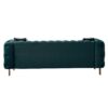 Chesterfield - Modern Tufted Velvet Living Room Sofa, 84.25''W Couch - Green - Image 11