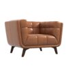 Addison - Lounge Chair Leather - Cognac - Image 7