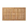 Outdoor Expandable Dining Table With Square Legs - Natural - Image 7