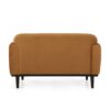 Sway - Upholstered Loveseat With Wood Legs And Round Arms - Yellow - Image 10