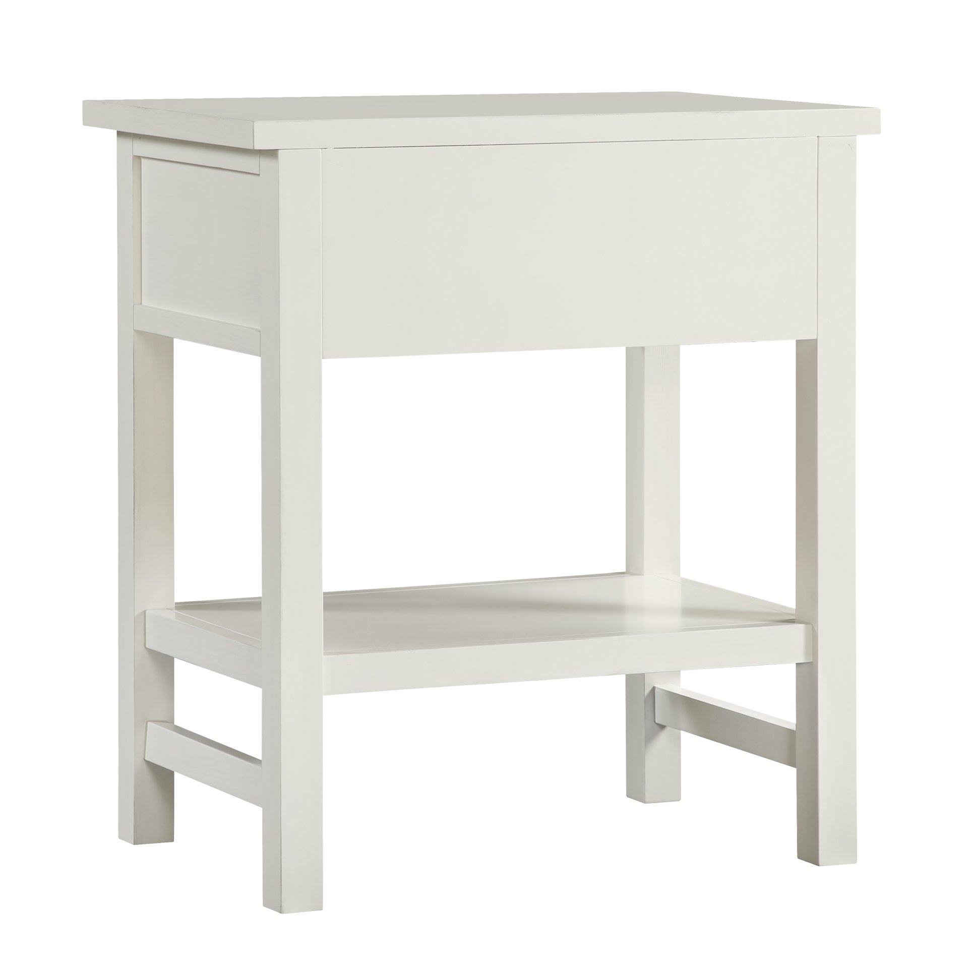 Finley - 1 Drawer Storage Nightstand - Antique White - Image 9
