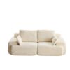 Compressed Sofa, 2 Seater Large Sectional Couches For Living Room - Beige - Image 15