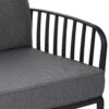 Outdoor Patio Club Chair, Modern Patio Furniture, Waterproof Thick Cushion Deep Seating For Porch, Balcony - Black / Dark Gray - Image 10