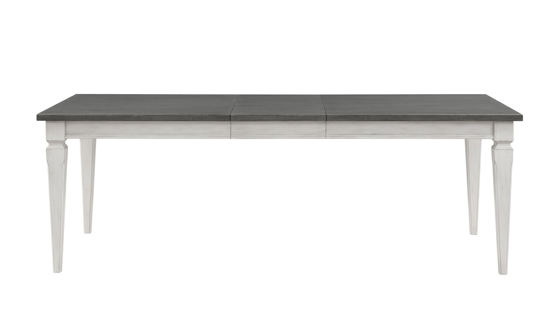 Katia - Dining Table With Leaf - Gray / White - Image 2