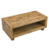 Modern Minimalist Rectangular Coffee Table Measuring Embodies The Simple Charm Of Mid Century Aesthetics, Adding A Touch Of Elegance To Your Living Room - Natural Wood - Image 10