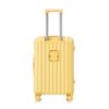 20" / 24" / 28" 3 Pieces / Set Spinner Wheel Luggage, Carry On Suitcase, With Cup Holder & USB Port & Phone Holder - Yellow - Image 25