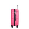 Hardshell Suitcase Spinner Wheels Pp Luggage Sets Lightweight Durable Suitcase With Tsa Lock, 3 Piece Set (20/24/28) - Rose - Image 4