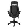 Office Chair, Adjustable Height, Swivel, Ergonomic Armrests, Contemporary / Modern - Black - Image 5