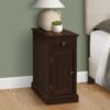 Accent End Table, Storage Drawer, Versatile Design - Espresso - Image 3