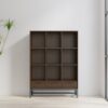 Banting - 9 Cube Bookcase With Drawers - Walnut Brown - Image 11
