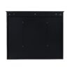 Wall Mounted Bathroom Medicine Cabinet, Modern Bathroom Wall Cabinet With Mirror, Mirror Cabinet With Open Shelves - Black - Image 18