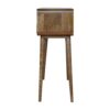 Curved Console Table - Brown - Image 10