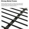 Adam - Twin Over Full Metal Bunk Bed - Black Metal - Image 12