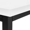 Computer Desk, Home Office, Standing, Adjustable, Laptop, Contemporary And Modern - White / Black - Image 8