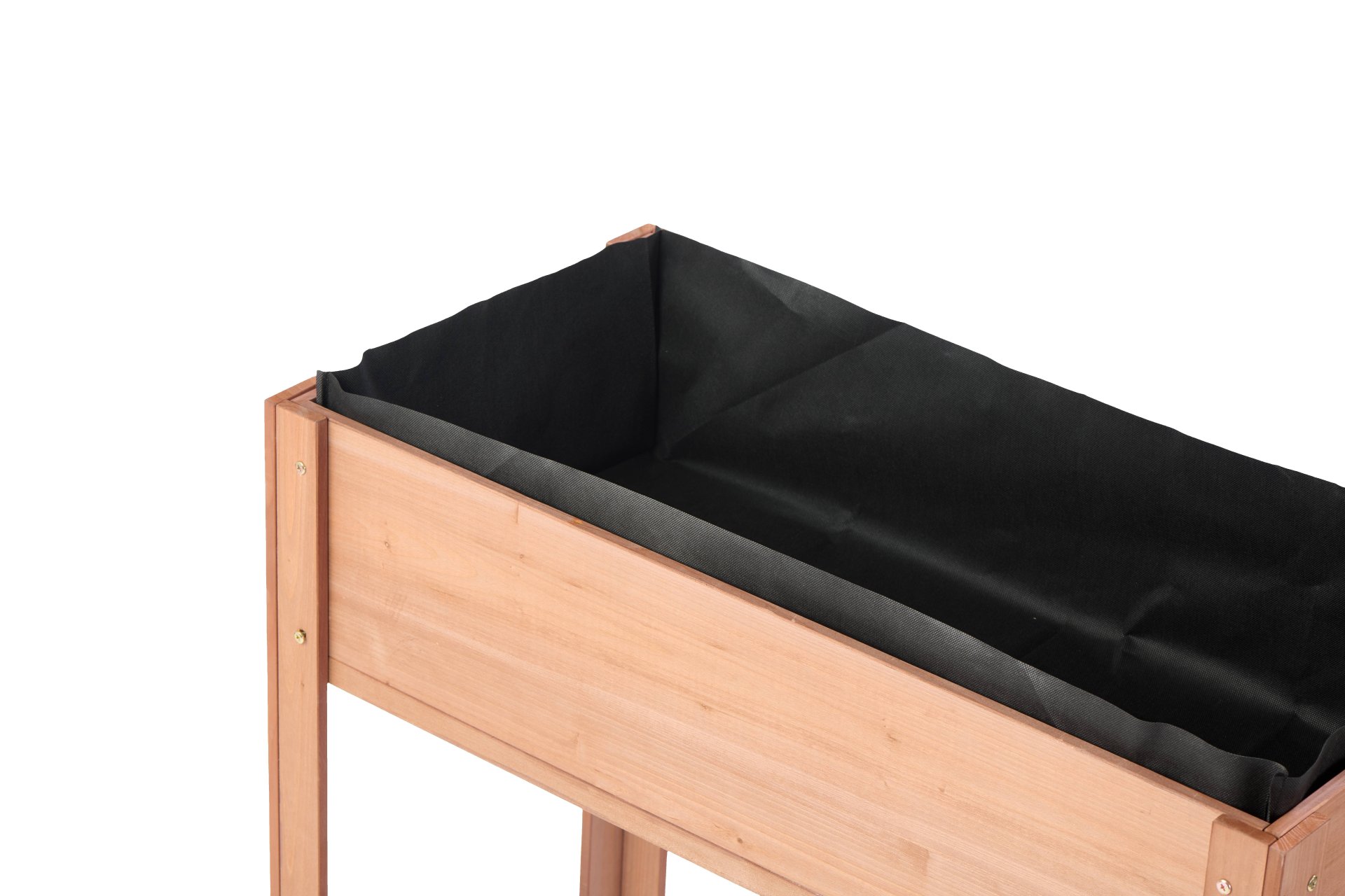 Raised Garden Bed & Legs, Elevated Planter Box For Outdoor Plants Flowers Fruits Vegetable Herb Growing - Coffee - Image 14