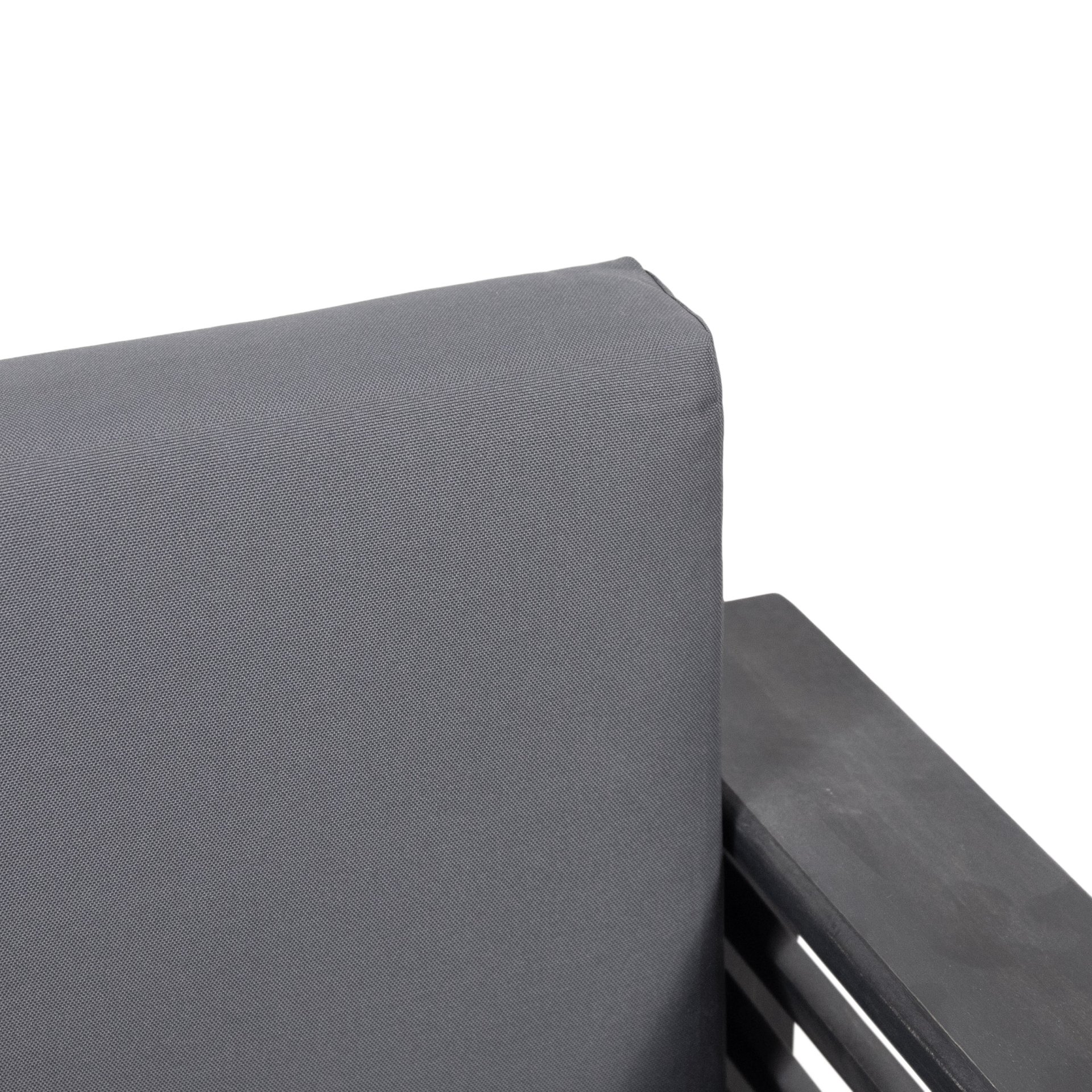 Acacia Wood Loveseat And Coffee Table Set With Cushions - Gray - Image 25