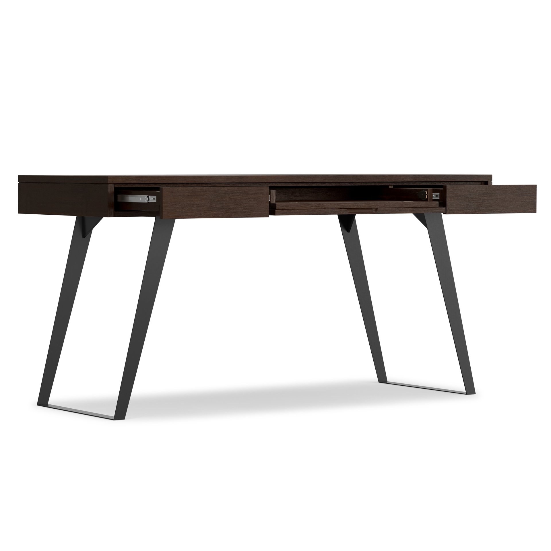 Lowry - Desk - Distressed Hickory Brown - Image 2