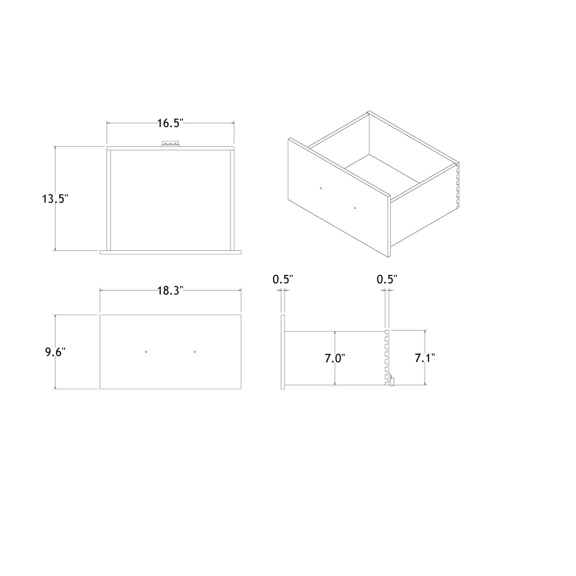 Skye - Marble Dresser - White - Image 4